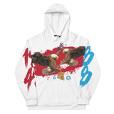 Luxury Fighting Eagles Red/Blue Mashup Unisex Hoodie