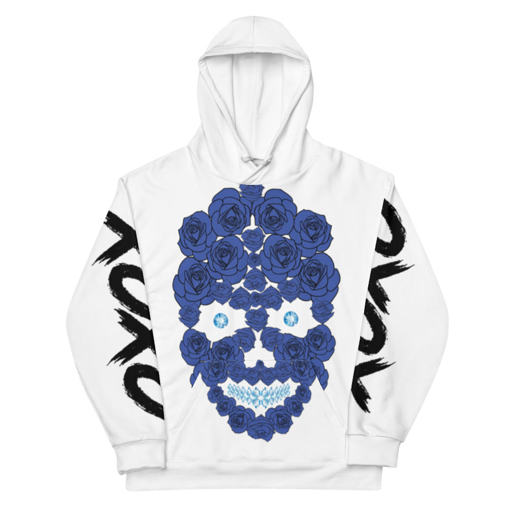 Luxury Blue Rose Skull Men's T-shirt – 1848attire