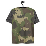 Luxury 1848 Military Logo Camo Men's T-shirt