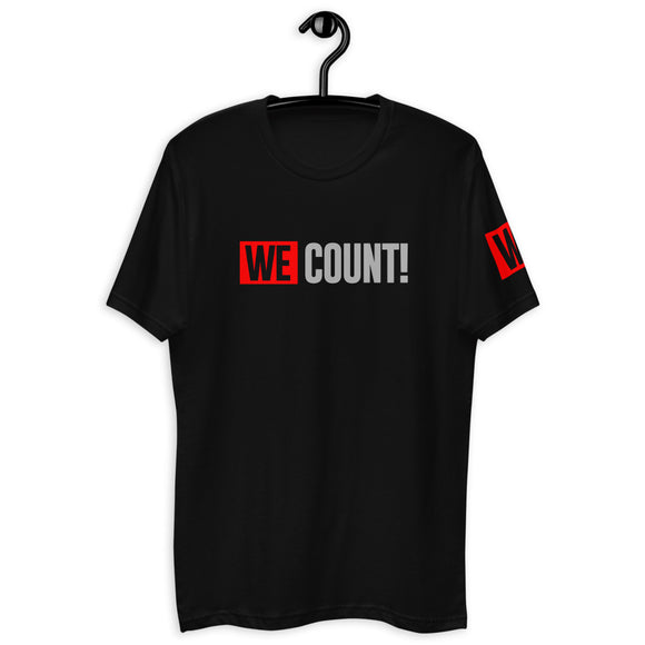 We Count Short Sleeve T-shirt (Dark Colors)