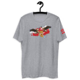 Eagles Red BG Short Sleeve T-shirt (White)