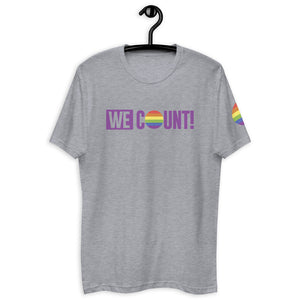 We Count LGBT Short Sleeve T-shirt (White)