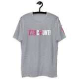 We Count Women's Pride Short Sleeve T-shirt (Dark Colors)