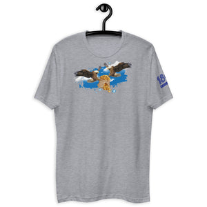 Eagles Blue BG Short Sleeve T-shirt (White)