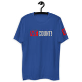 We Count Short Sleeve T-shirt (Dark Colors)