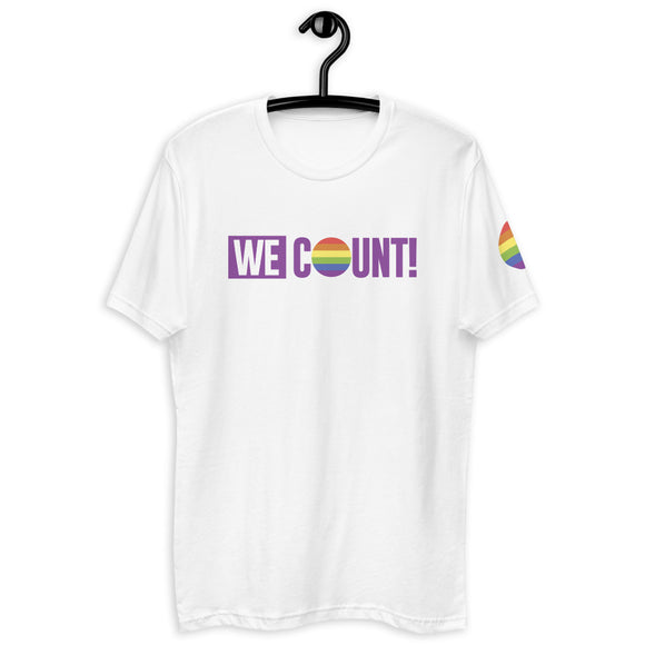 We Count LGBT Short Sleeve T-shirt (White)